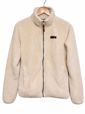 Columbia Sherpa Fleece Jacket Cozy Full Zip Soft Women’s S
